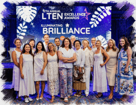 awards winnders standing as a group